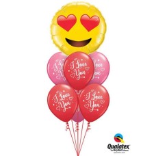 Bukiet 874 You Give Me Heart Eyes! Qualatex #97541 57055-6